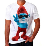 Camiseta Camisa Smurf Filme Desenhos Kids Envio Imediato 01