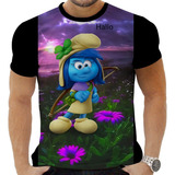 Camiseta Camisa Smurfs Desenho In Fantil M Enino M Enina 10