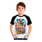 Camiseta Camisa Stumble Guys Gamer Infantil Unissex #41