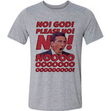 Camiseta Camisa The Office Michael No God Please Série Anime
