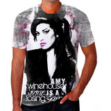 Camiseta Camisa Top Amy Winehouse Cantora Ska Rock 08