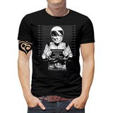 Camiseta Carro Masculina Capacete Motorista Antigo Blusa