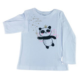 Camiseta Carter's Baby - Manga Longa - Ursinho Panda