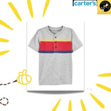 Camiseta Carters Masculina Com Botão Tamanho: 2 T