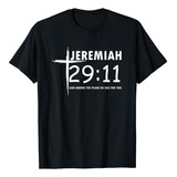  Camiseta Christian Jeremias 29:11 Verso Da Bíblia