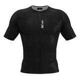 Camiseta Ciclismo Premium Unissex Zíper Full Com Microfuros