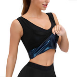 Camiseta Cinta Modeladora Efeito Sauna Queima Gordura Fitnes