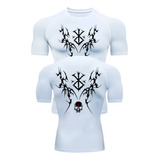 Camiseta Compressao Academia Berserk Guts Punk Skull Gym