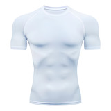 Camiseta Compressao Academia Gym Lisa Treino Intenso Academy