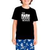 Camiseta Criança Infantil Banda The Beatles Rock Unissex
