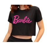Camiseta Cropped Tshirt Blusa Feminino Barbie