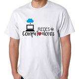 Camiseta Curso Redes De Computadores Camisa Blusa Faculdade 