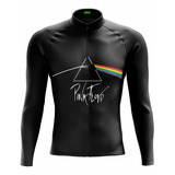 Camiseta De Bike Mtb Manga Longa Banda Com Bolsos Uniforme