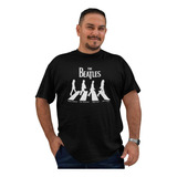 Camiseta De Rock Tamanho Especial Plus Size The Beatles