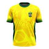 Camiseta Do Brasil Patriota Seleção Brasileira Torcedor 