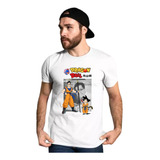 Camiseta Dragon Ball Homenagem Ao Criador Akira Toriyama 