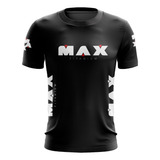 Camiseta Dry Fit Oficial-max Titanium Treino Lançamento Gym 