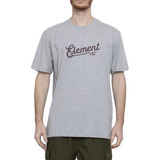 Camiseta Element Simple Truth Sm23 Masculina Cinza Mescla