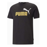 Camiseta Essentials+ 2 Colour Logo Masculina Puma