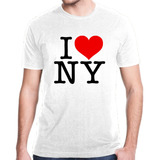 Camiseta Estampa Cidade Turismo I Love New York 43