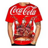 Camiseta Estampada 3d Da Coca Cola E Pepsi Cola 2023
