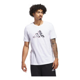 Camiseta Estampada Codes Photoreal Logo adidas