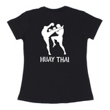 Camiseta Feminina Baby Look Treino U.f.c Muay-thai