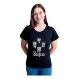 Camiseta Feminina Babylook The Beatles Anos 60 Banda Rock