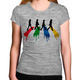 Camiseta Feminina Cinza Beatler Color