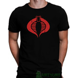 Camiseta G.i. Joe Cobra Camisa Desenho Filme Masculina Preta