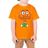 Camiseta Gumball Infantil 100% Algodão 