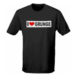 Camiseta I Love Grunge Eddier Vedder Pearl Jam Nirvana