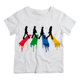 Camiseta Infantil Menina Beatles Diversos Modelos
