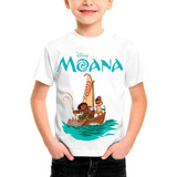 Camiseta Infantil Moana Um Mar De Aventuras Filme #80