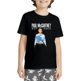 Camiseta Infantil Paul Mccartney Got Back Tour The Beatles 4