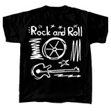 Camiseta Infantil Rock And Roll - 62