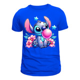 Camiseta Infantil Stitch Lilo 100% Algodão Fio30.1 Dtf