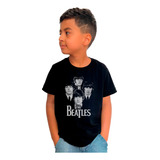 Camiseta Infantil The Beatles Banda Rock Anos 60