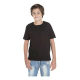 Camiseta Juvenil Unissex Básica Lisa 100% Algodão Premium