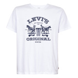 Camiseta Levi's® Graphic Branca Manga Curta - Lb0016195