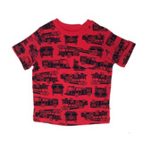 Camiseta Manga Curta Vermelha Estampa Carros Gap Infantil