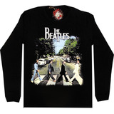 Camiseta Manga Longa - The Beatles - Abbey Road 1969