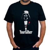 Camiseta Masculina Feminina Darth Vader Your Father Saga 