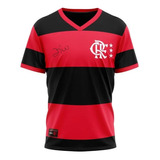 Camiseta Masculina Flamengo Libertadores 81 Zico Retrô Crf