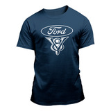 Camiseta Masculina Ford V8 Carros Antigos Camisa Blusa 
