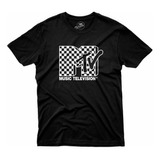 Camiseta Masculina Mtv Logo Tv Canal Pop Estilo Classico