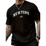 Camiseta Masculina New York Lançamento Premium