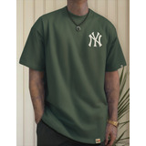 Camiseta Masculina Oversized Camisa New York Premium Over