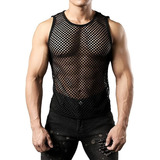 Camiseta Masculina Regata Tela Arrastão Verão Fitness