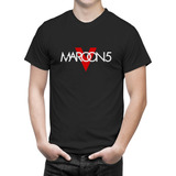 Camiseta Masculina Show Banda Maroon 5 Sugar Pop Rock 1